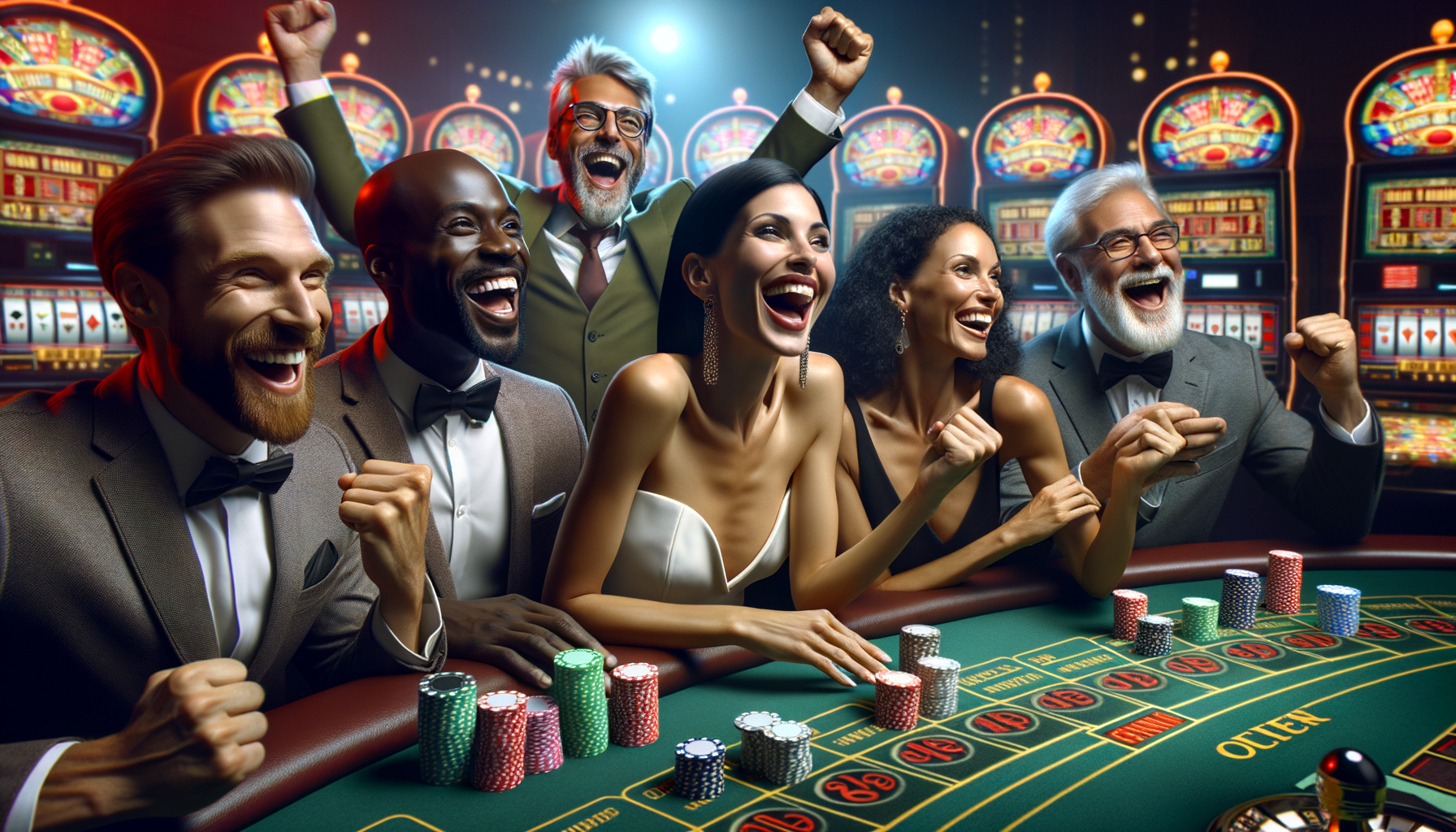 Jugadores disfrutando en Winner casino